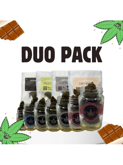 Duo Pack CBD – 7 Fleurs + 4 Résines – 41g 100% français – 7FLEURS